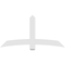 Ekena Millwork Bellingham Architectural Grade PVC Gable Bracket, 72"W x 36"H x 2"D x 6"F, 12/12 Pitch GBP072X36X0206BEL00 - alternate 2